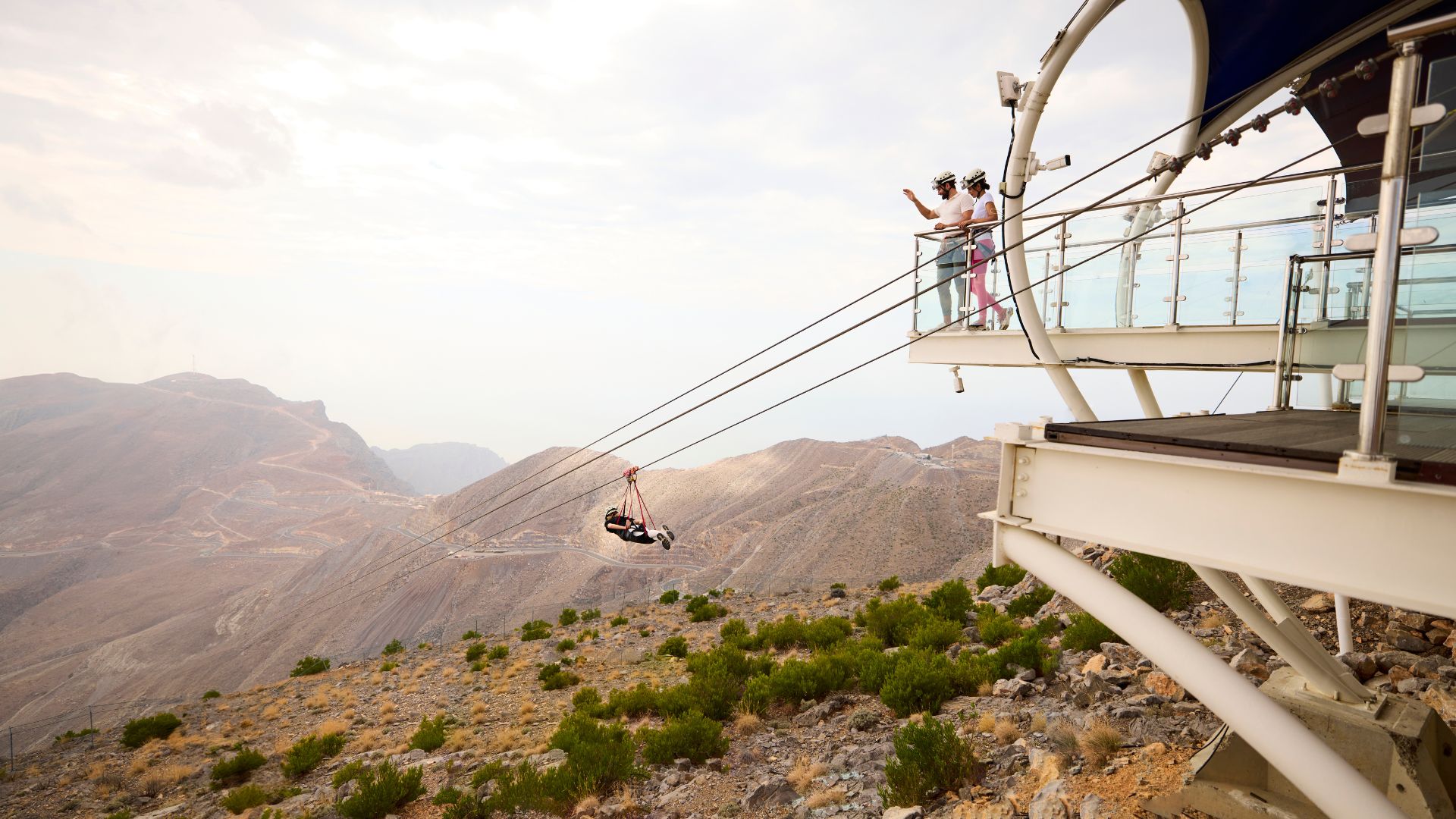 Jebel Jais Zipline, world’s longest zipline UAE, Jebel Jais Flight Ras Al Khaimah, things to do in Jebel Jais, adventure activities in Ras Al Khaimah, ziplining in UAE